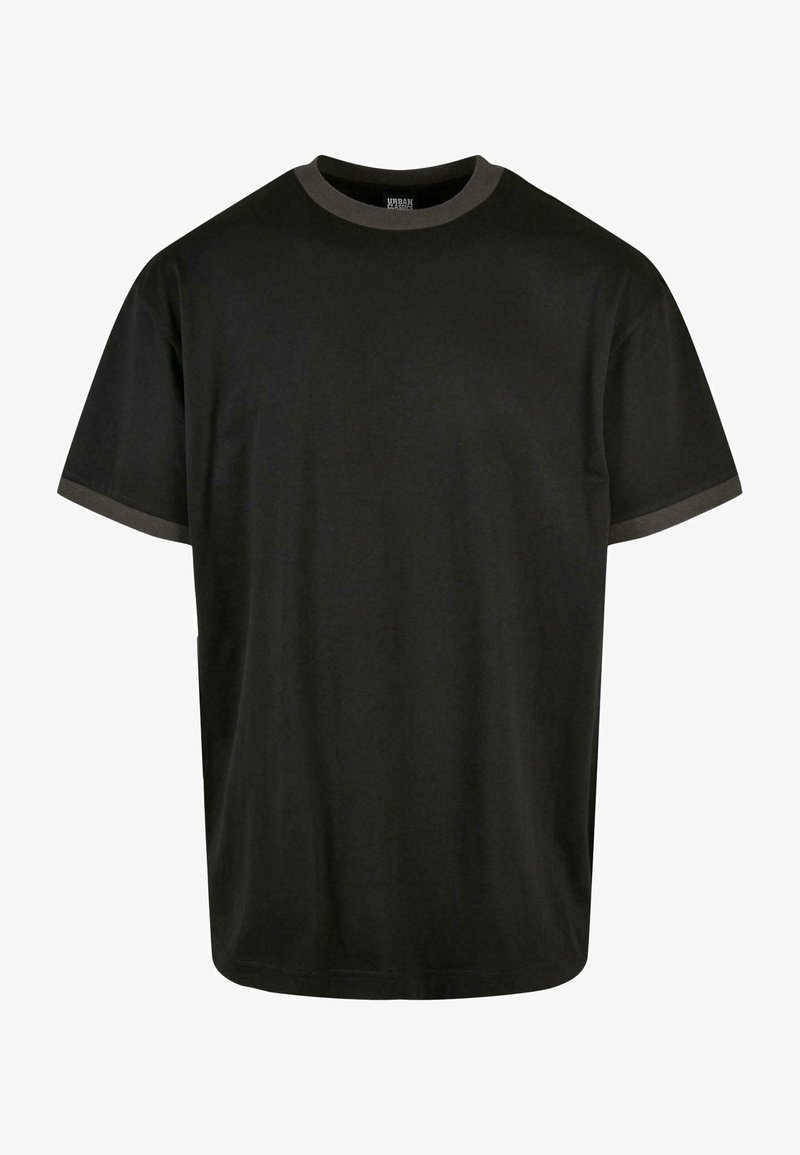 Urban Classics RINGER TEE - Tricou basic - blackbird black