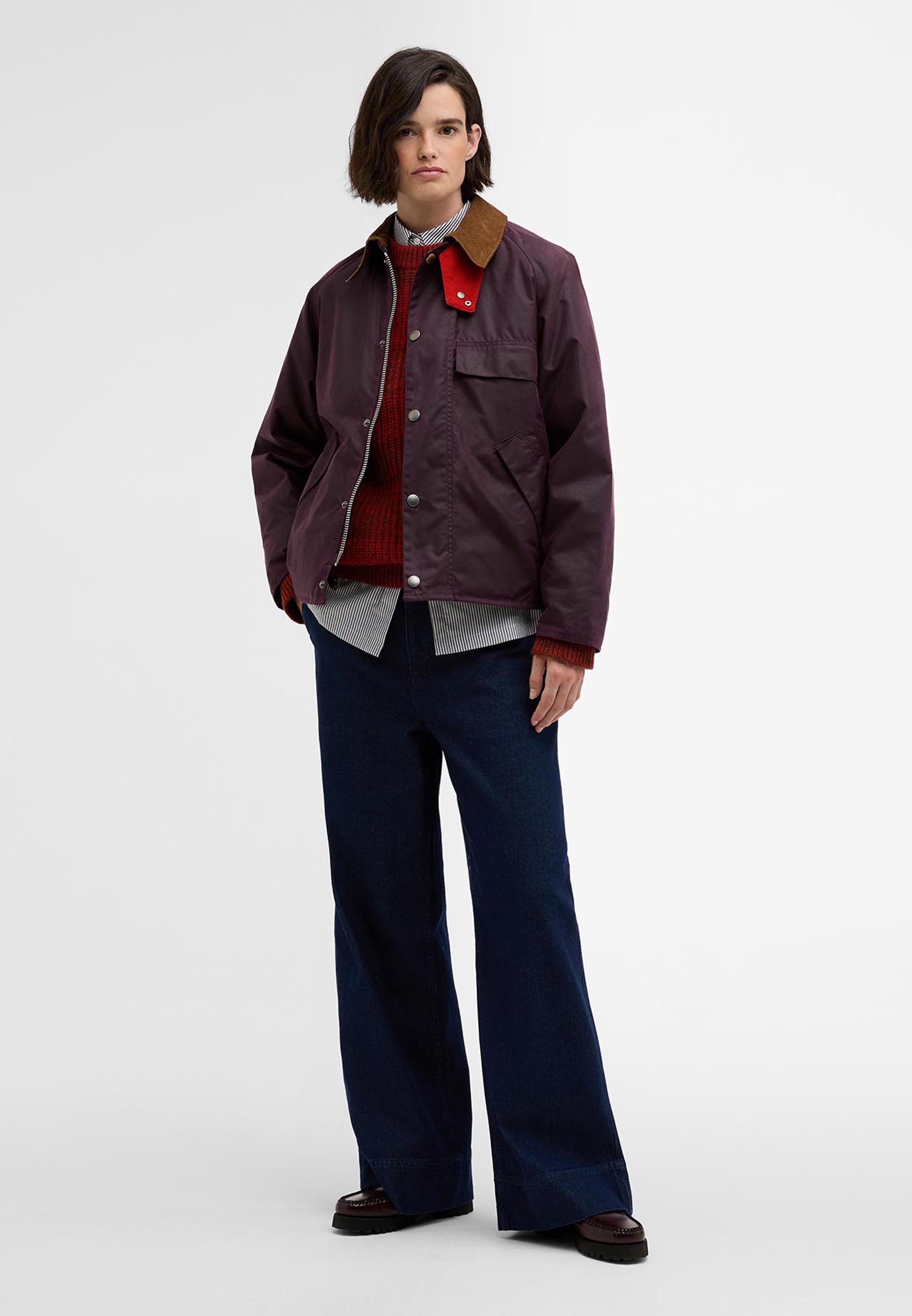 Barbour PAUL SMITH LOVES BARBOUR TRANSPORT WAXED JACKET UNISEX