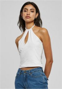 Urban Classics SHORT WRAPED NECKHOLDER - Débardeur - white