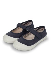 Scarpe Bambina Pisamonas Con Chiusura A Strappo - Ballerine In Tessuto Effetto Camoscio - Foto 9