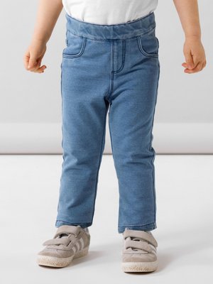 NMFSALLI - Mekane hlače - medium blue denim