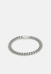 CHUNKY FLAT CURB  - Náramek - silver-coloured