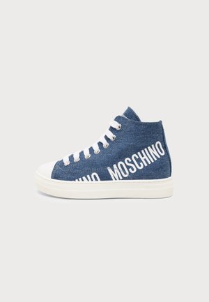 MOSCHINO, UNISEX - Sneaker high - denim/white