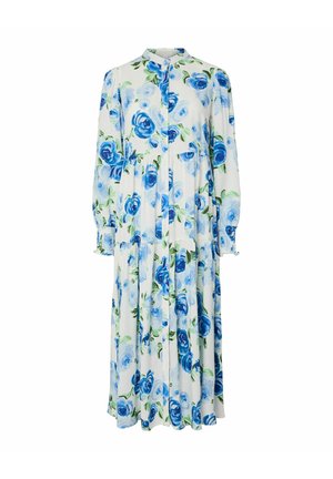YAS, YASASINA LS LONG SHIRT DRESS S. NOOS - Särkkleit - star white