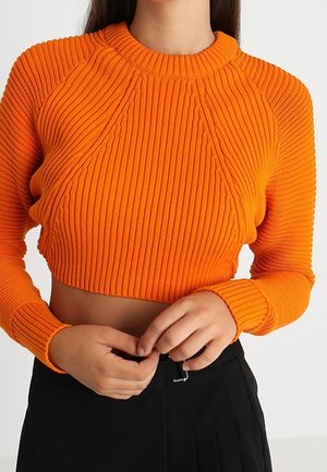 Strickpullover - orange
