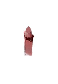 Läppstift i en mjuk mauve nyans med en slät, krämig konsistens. Toppen är något rundad, med synligt produkt på sidan.