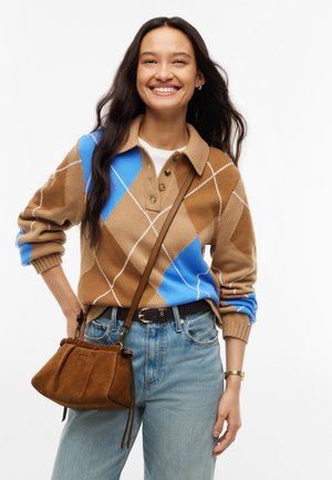 Tommy Hilfiger, SOFT MINI - Τσάντα χιαστί - cognac