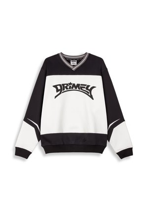 INFAMOUS DEEPER V NECK - Sweatshirt - black