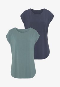 Unselected, mint navy