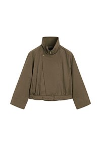 WITH BELT DETAIL - Mezisezónní bunda  - khaki