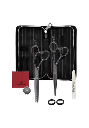 OLIVIA GARDEN - SILKCUT PRO SHEAR KIT MATT BLACK - Haarentfernungs-Zubehör - transparent