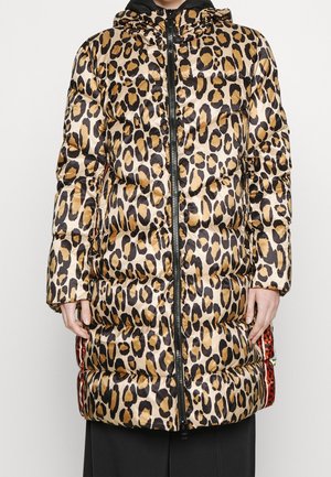 Abrigo de plumas - multi-coloured