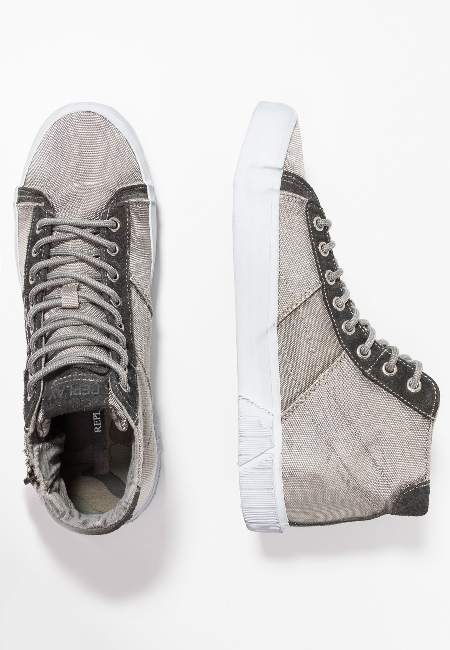 Replay DOCK Høye joggesko grey Zalando.no Replay DOCK Høye joggesko grey Zalando.no