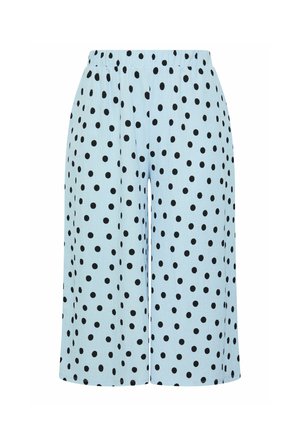 Yours Clothing, PLUS SIZE CULOTTES. - Pantaloni - light blue