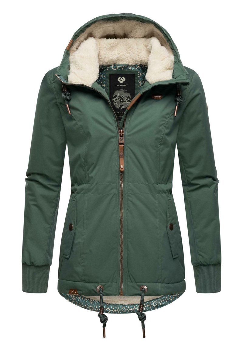 Ragwear YM Danka - Winterjas - pine green