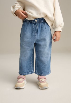 Next, WIDE - Relaxed fit jeans - blue denim