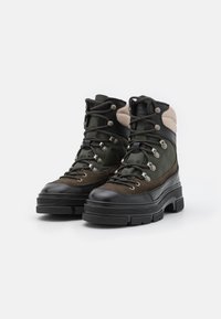GANT MONTHIKE - Lace-up ankle boots - black/olive