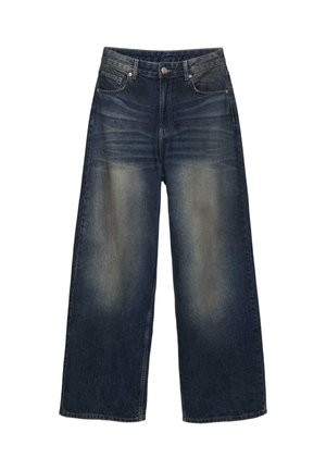 MID-RISE - Baggy Jeans - dark blue