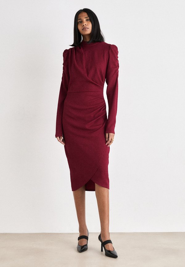 DENVER DRESS - Jerseykleid - bordeaux