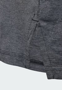 adidas Performance AEROREADY HEATHER KIDS - Sportska majica - black grey three grey six reflective silver