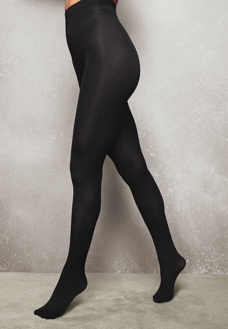Next OPAQUE THREE PACK - Pančuchy - black