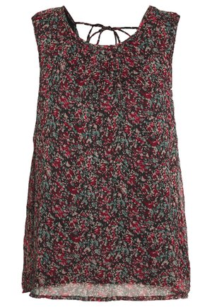 Bluse - mottled black