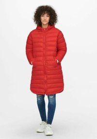 ONLY MELODY OVERSIZE - Wintermantel - poppy red