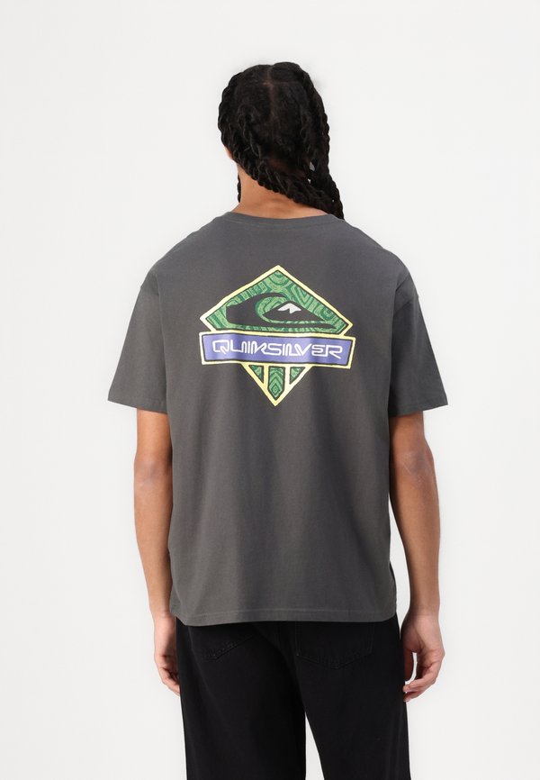 CRYSTAL JET UNISEX - Print T-shirt - dark shadow