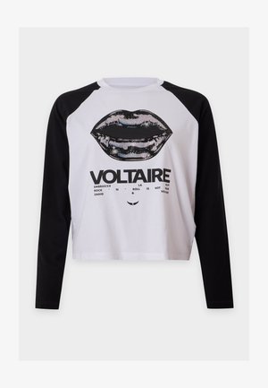 Zadig & Voltaire, WALKRA TOUR LIPS STRAS - Блуза с дълги ръкави - white