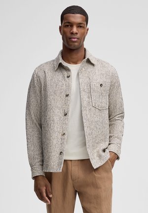 NIU - Hemd - beige meliert