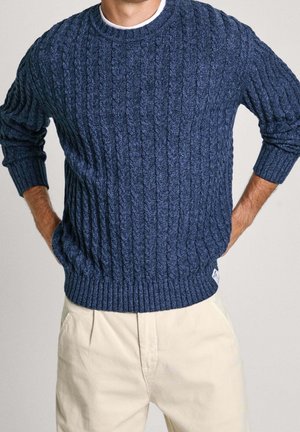 Strickpullover - dark blue