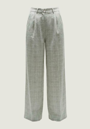 I AM, PANTALONI CHECK 95109 - Bukser - beige