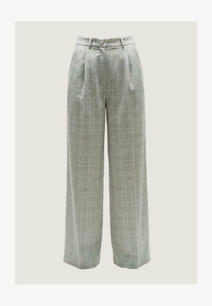 I AM, PANTALONI CHECK 95109 - Bukser - beige