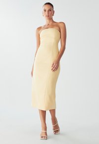 WILLA MENSA MIDI - Enostavna obleka - butter