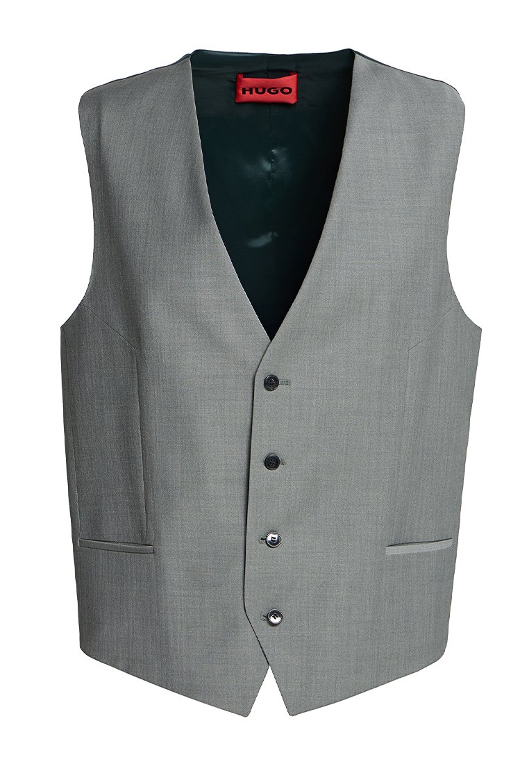 HUGO Gilet donkergroen