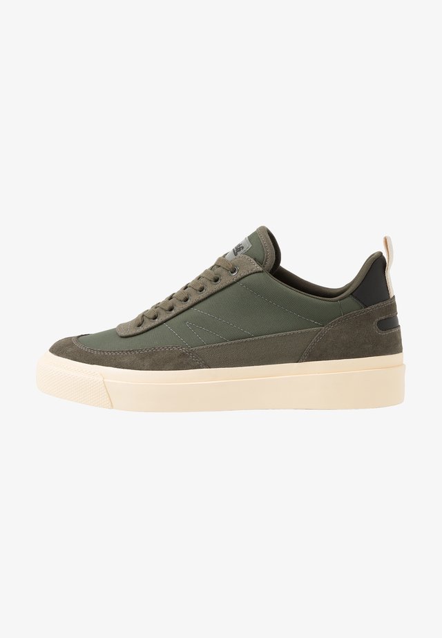 NUMBER THREE - Matalavartiset tennarit - olive