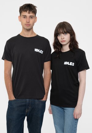 Print T-shirt - black