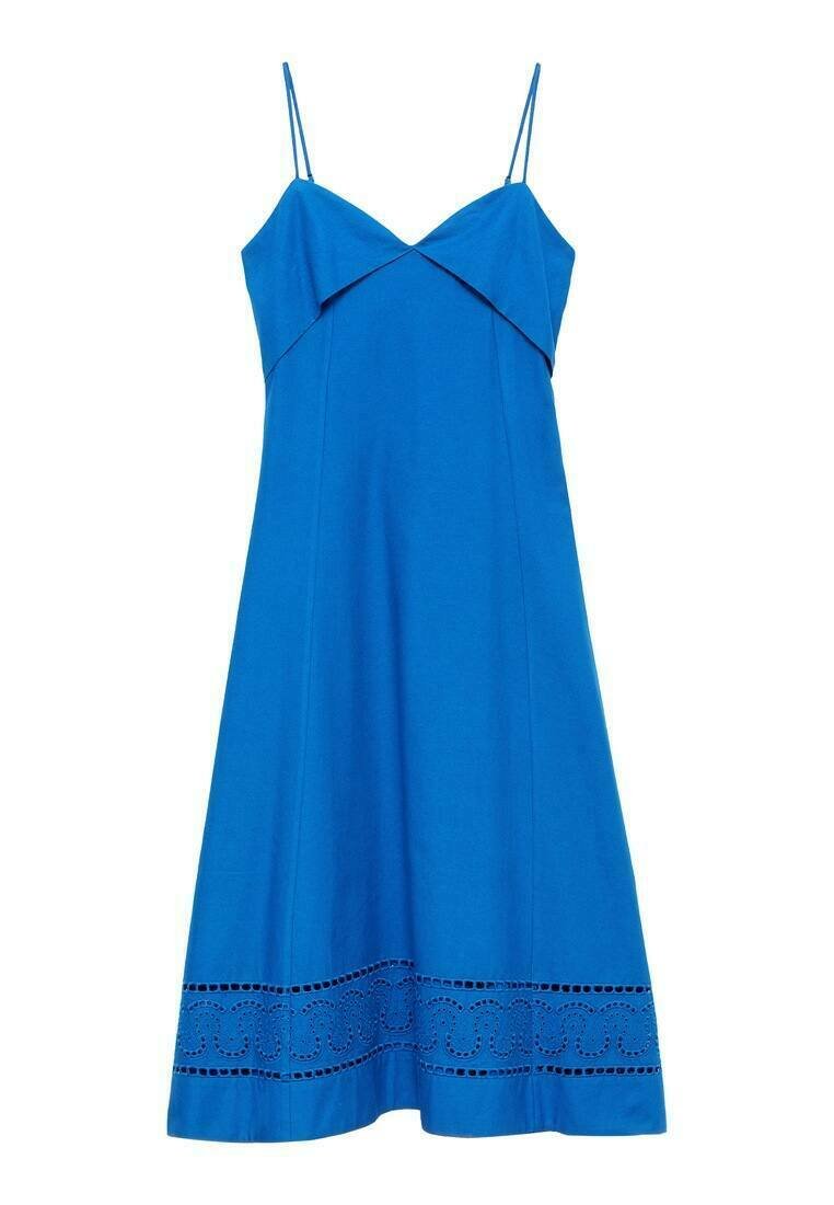 Mango Jurk donkerblauw