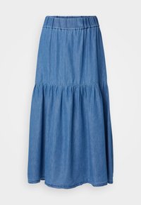 ONLPIA BEA LONG SKIRT - Suknja A kroja - medium blue denim