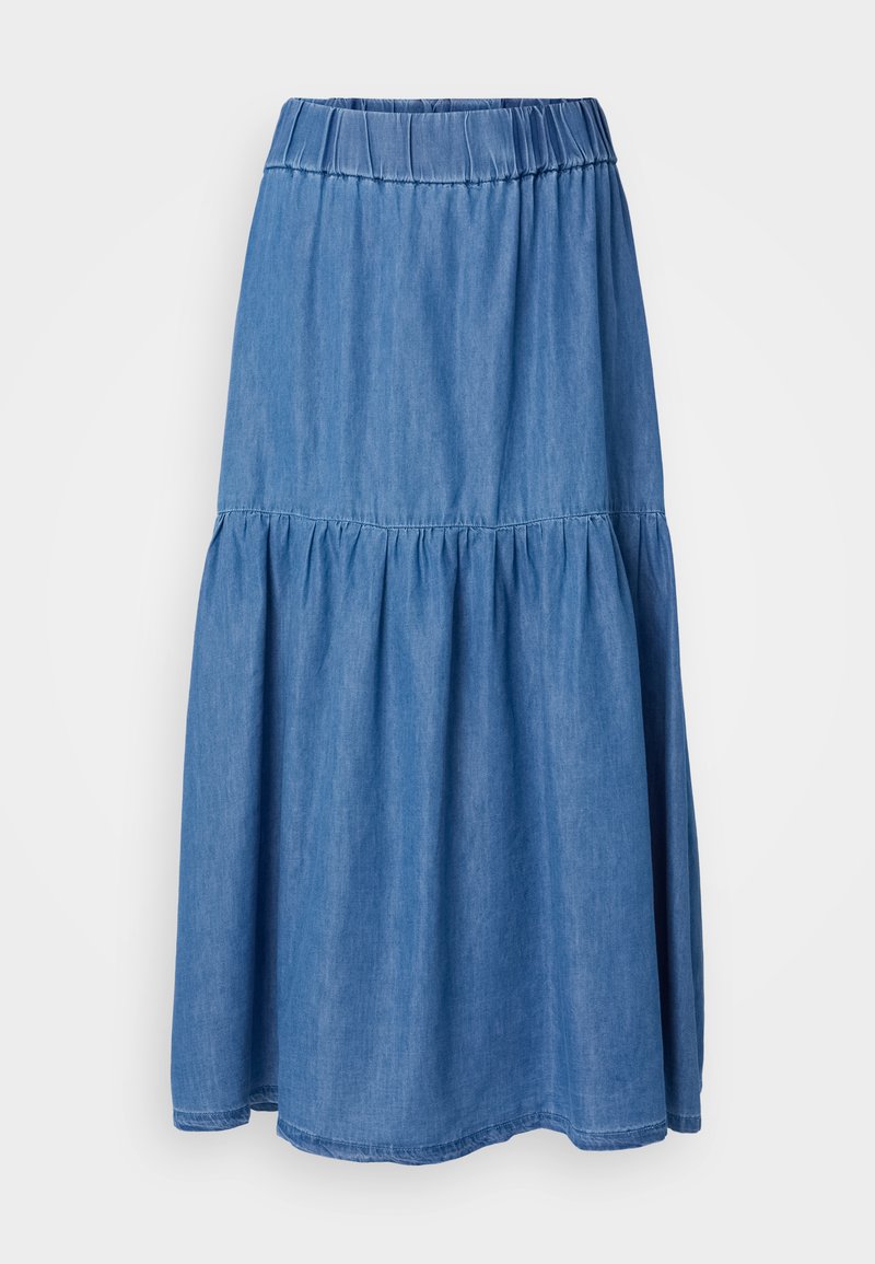 Jupe Denim Stretch ESPRIT Femme Enceinte – Taille Élastique Réglable, Confort Du 1er Au 9e Mois
