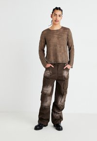 Koi Footwear THE LAST COURTSHIP MENS ORNATE STACKED - Botas de cowboy/motociclista - black lizard