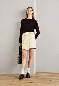 Marc O'Polo PULLOVER LONGSLEEVE ROUND NECK TRANSFER DETAIL - Trui - black