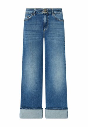 LIU JO, LIU JO HIGH-WAISTED FLARE JEANS - Jean flare - blue