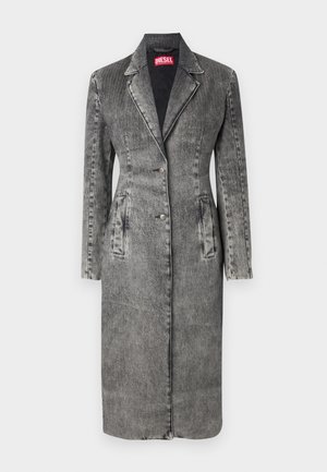 Diesel COAT - Klassischer Mantel - black denim