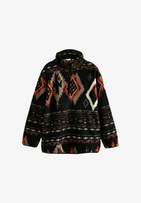 Odabrano, black brown abstract print