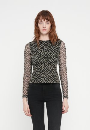ONLNOVA - Langærmet T-shirt - black/white