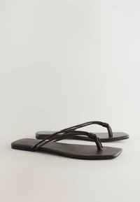 STANDARD WIDE FIT-FOREVER COMFORT KNOTTED TOE  - Sandales tongs - mottled brown