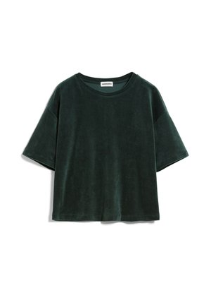 Blouse - mottled dark green