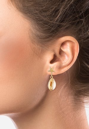 SHELL STAR FISH - Earrings - gold-coloured