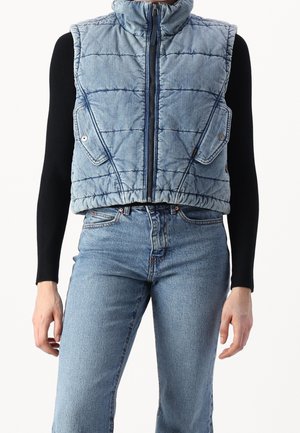 Veste sans manches - blue denim
